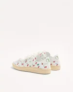 Valentino Royco Sneaker In Nappa Calfskin With Cherryfic Pattern - Image 4
